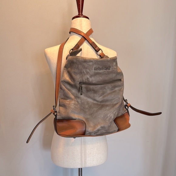 Kathy Ireland faux leather backpack - Picture 3 of 16